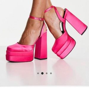 ASOS Pluto platform, bright pink